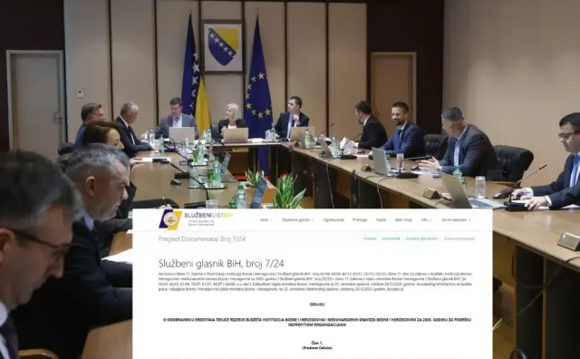 DISCRETIONARY RIGHT TO PUBLIC FUNDS The BiH Council of Ministers as a drunken wedding party