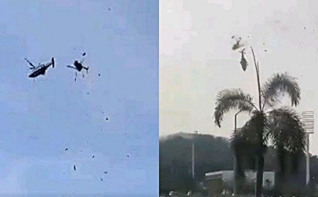 Dva helikoptera sudarila se tijekom vježbe u Maleziji