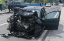 Jajce prometna nesreća otmica automobila