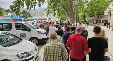 Praznik rada i dijeljenje graha u Mostaru