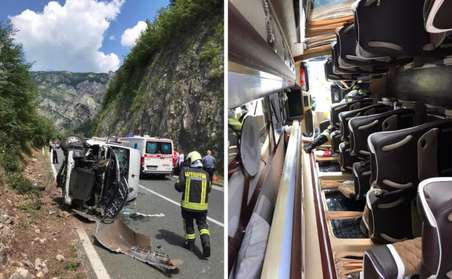 Veći broj ozlijeđenih nakon teške prometne nesreće kod Mostara