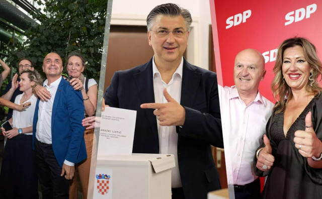 REZULTATI IZLAZNIH ANKETA HDZ-u 6 mandata, SDP-u 4, još dvije stranke ulaze u Europski parlament