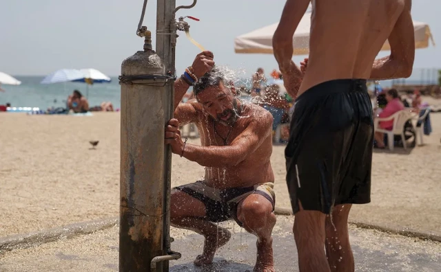 Plaža vrućina