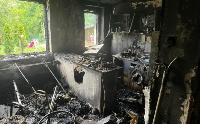 INTERVENCIJA U GRADU Tuzlanski vatrogasci spasili ženu iz zapaljenog stana