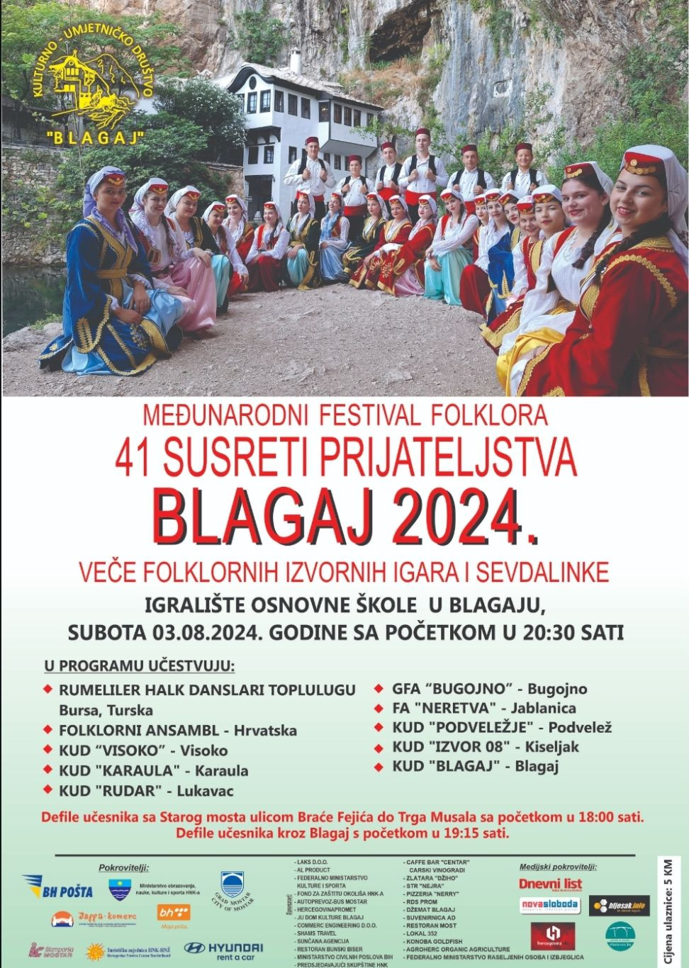 Festival folklora Blagaj