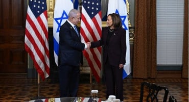 Kamala Harris i Benjamin  Netanyahu