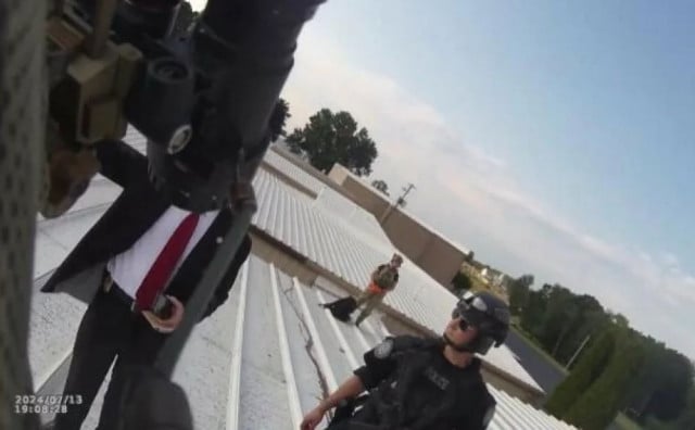 Objavljena nova snimka s kamere policajca nakon pucnjave na Trumpa