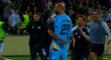 Nevjerojatan pogodak golmana Čančarevića u Konferencijskoj ligi