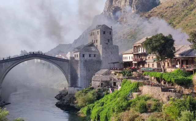 Izgorio dimnjak poznate mostarske ćevabdžinice