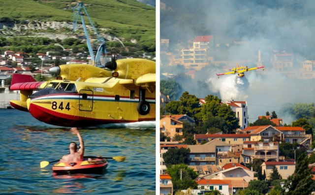 Bio je u gumenom čamcu dok je kanader uzimao vodu, a onda je reakcija pilota oduševila mnoge