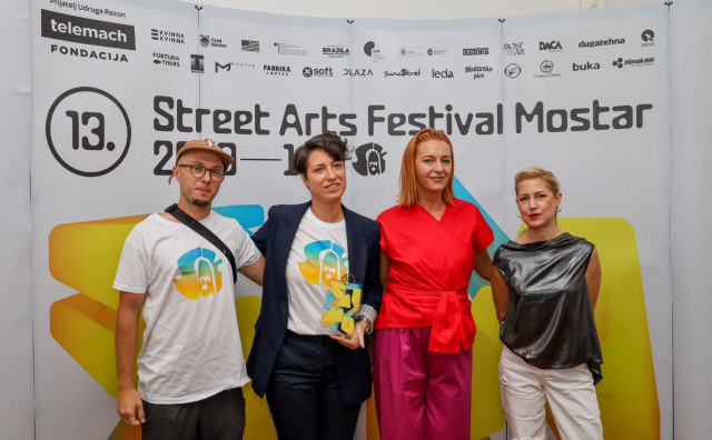 POČEO MOSTARSKI STREET ARTS FESTIVAL Grad je opet galerija na otvorenom, ove godine gostuju jaka svjetska imena