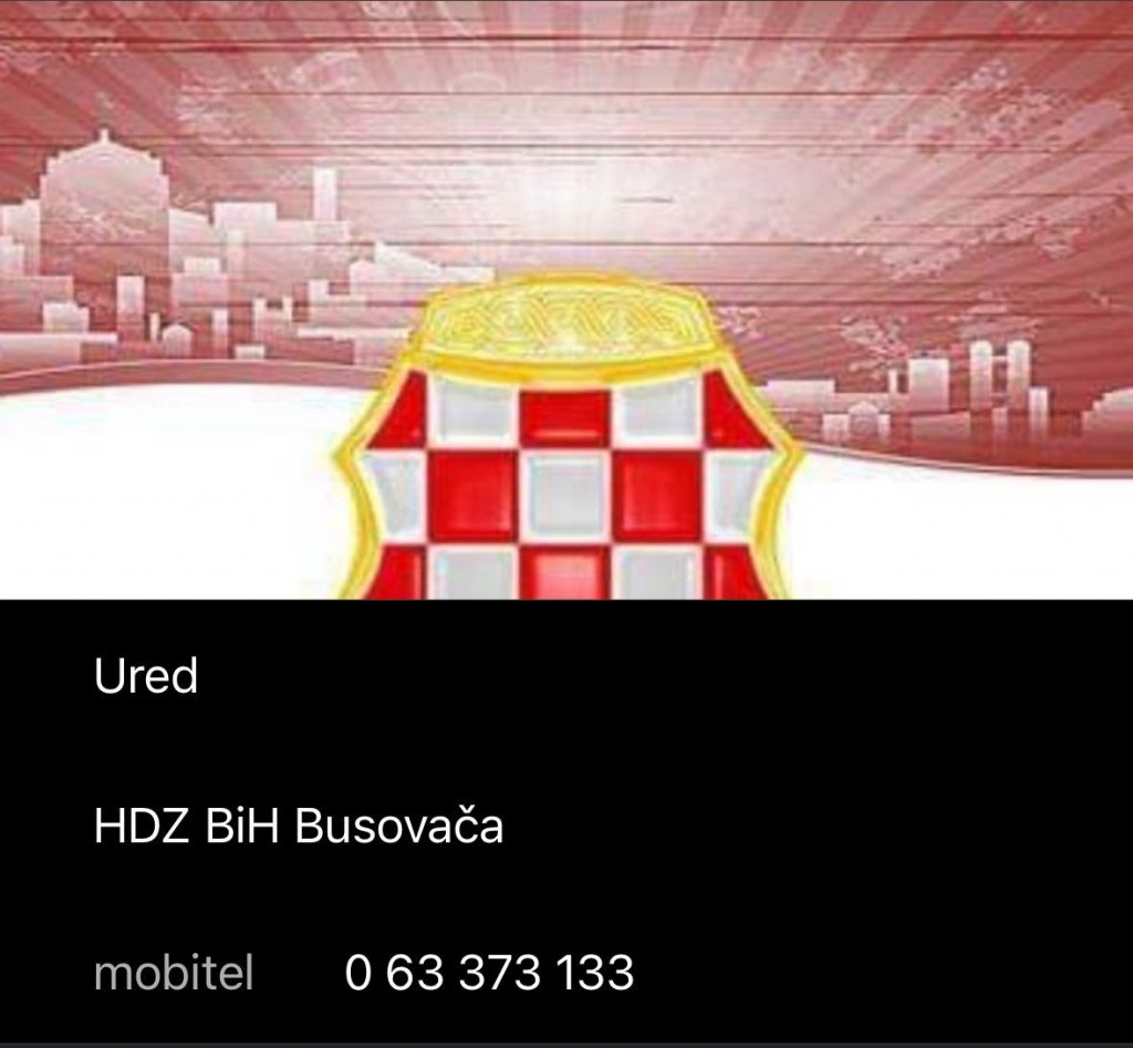 Busovača upute HDZ-a za glasovanje