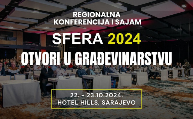 KONFERENCIJA 'Sfera 2024: Otvori u građevinarstvu' uskoro u Sarajevu