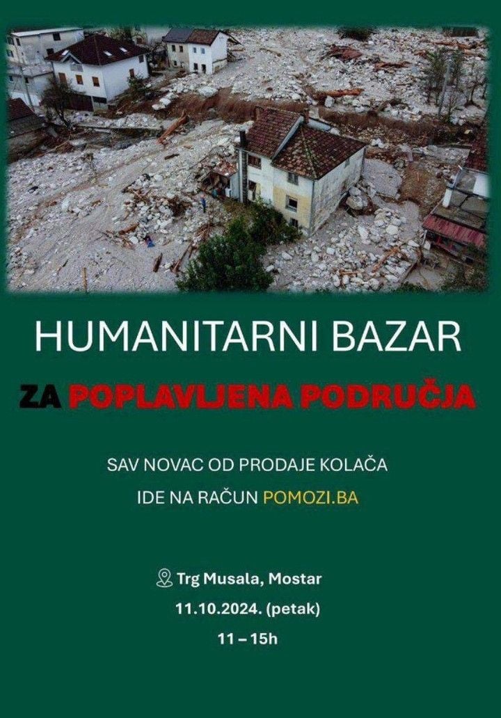 Humanitarni sajam za poplavljena područja