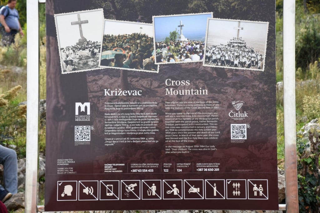 Međugorje info table