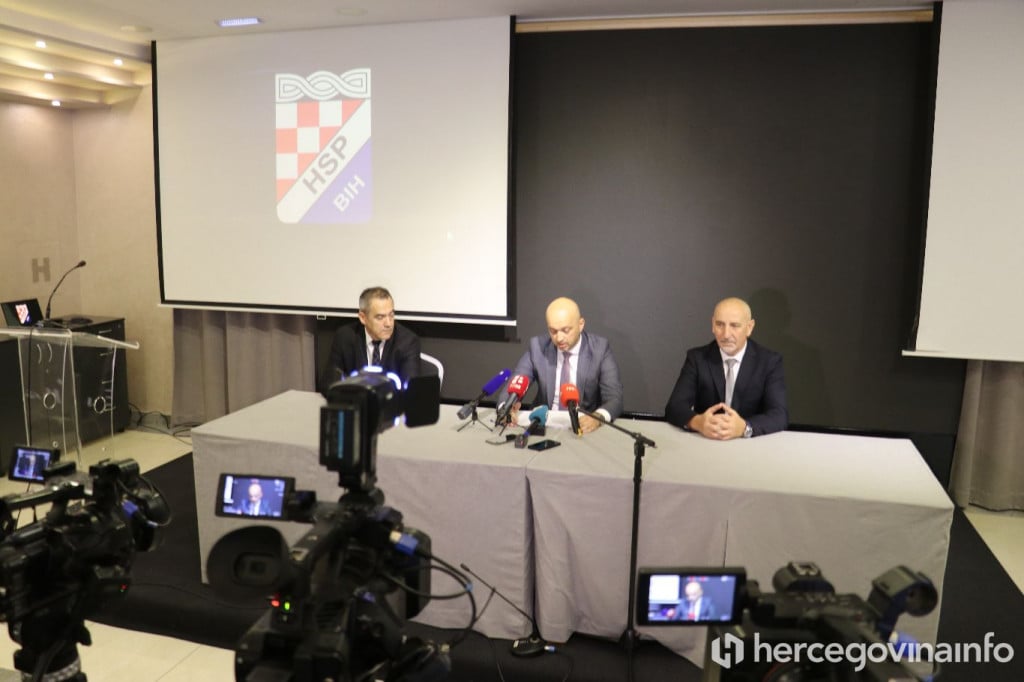 Press konferencija u Mostaru HSP-a BiH