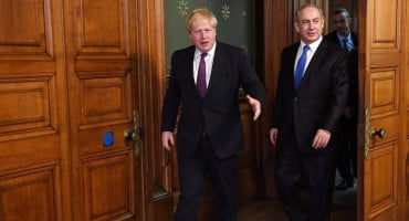 Boris Johnson i Benjamin Netanyahu