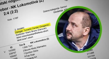 Danijel Tomačić član Uprave Dinama bio delegat na utakmici Lokomotive