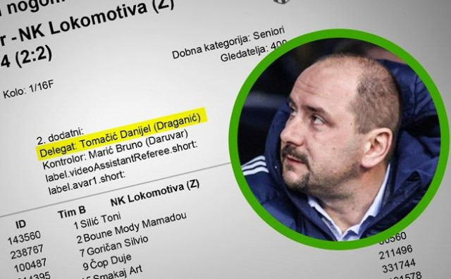 SKANDAL U DINAMU Član Uprave bio delegat na utakmici Lokomotive