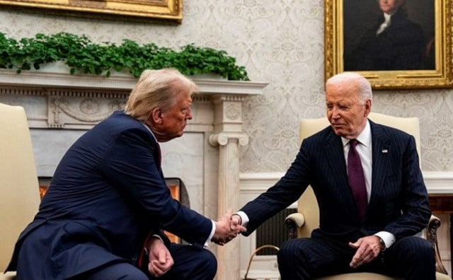 SASTANAK S BIDENOM Donald Trump stigao u Bijelu kuću