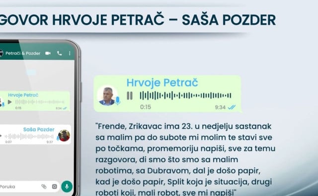 NOVE PREPISKE PETRAČA I POZDERA ‘Pio si šest travarica u Westinu samo sam čeko da odojka naručiš’