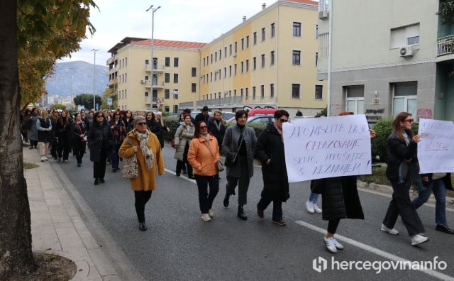 PROSVJETARI ODLUČNI 'Štrajk je započeo danas i trajat će sve do ispunjenja zahtjeva'