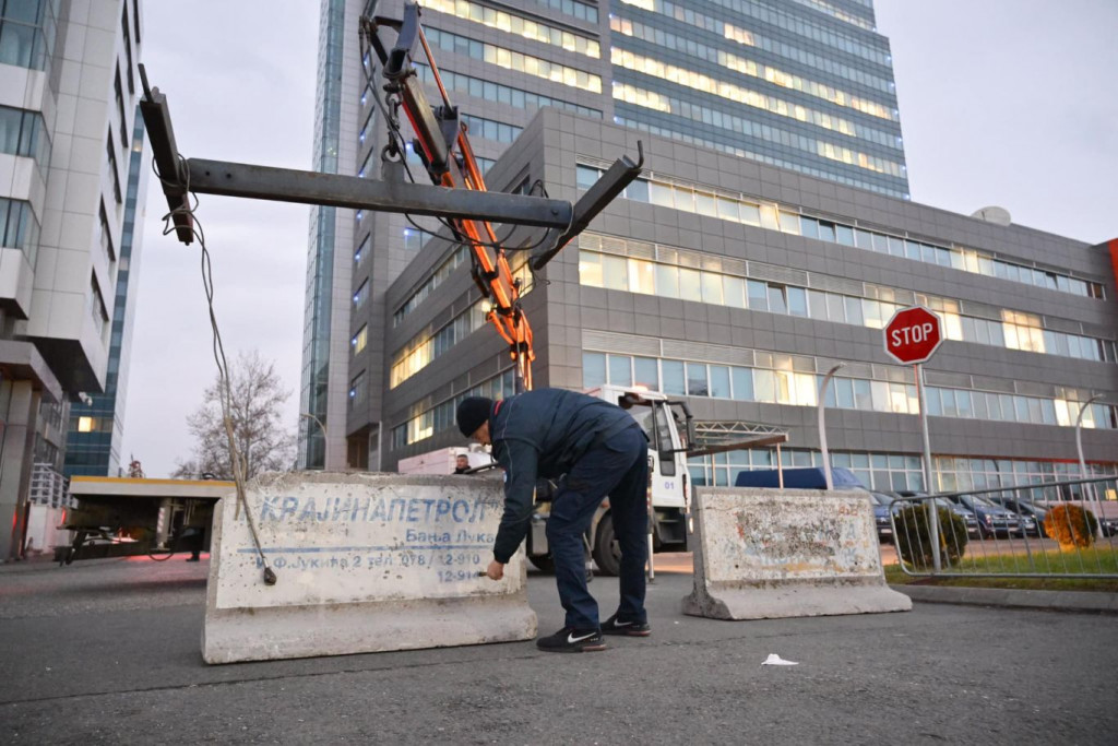 Betonske barijere Banja Luka