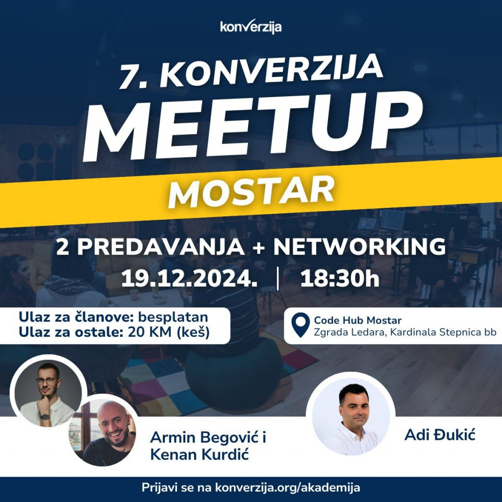 Konverzija Meetup dolazi u Mostar 