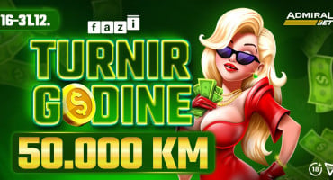 Admiral bet slot turnir godine 