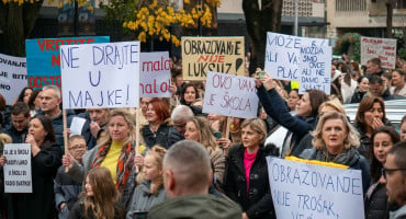 Generalni štrajk prosvjetnih djelatnika u Hercegovačko-neretvanskoj županiji 