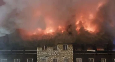 Hotel Babanovac, jedan od simbola planine Vlašić, zahvatio je veliki požar 