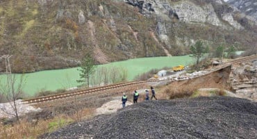 Sanacija pruge u Donjoj Jablanici