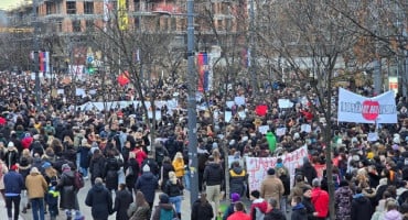 Studentski prosvjedi u Beogradu