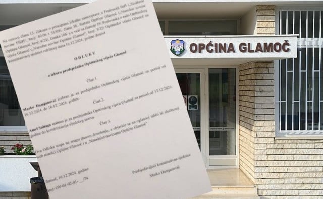 PRESEDAN U GLAMOČU Dvije godine će predsjednik Općinskog vijeća biti HDZ-ovac, a onda dvije SDA-ovac