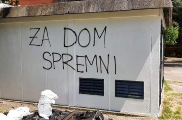 ŠARANJE PO GRADU Stolačka SDA prijavila grafit 'za dom spremni', policiju dočekalo samo 'spremni'