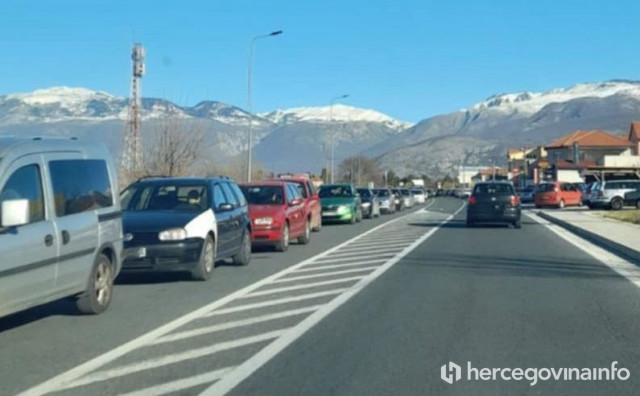 STRPLJIVO Subota donijela kaos na cestama u Mostaru