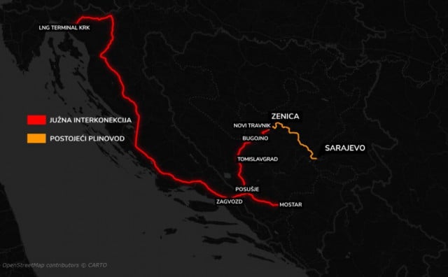 REFORMA BH GASA Ovo je novi prijedlog zbog Južne interkonekcije, podružnica bi trebala biti u Mostaru