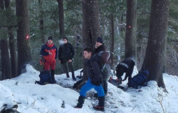 SNIJEG OTEŽAVAO RAD Članovi GSS-a i policijski službenici tragali za njemačkim državljaninom