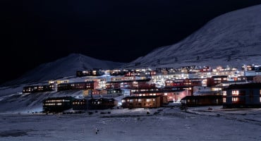 Svalbard polarna noć