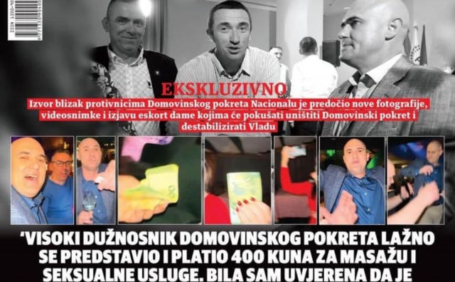 PROSTITUTKE, CAJKE, KOKAIN Tjednik Nacional tvrdi da postoje kompromitirajuće snimke dužnosnika Domovinskog pokreta