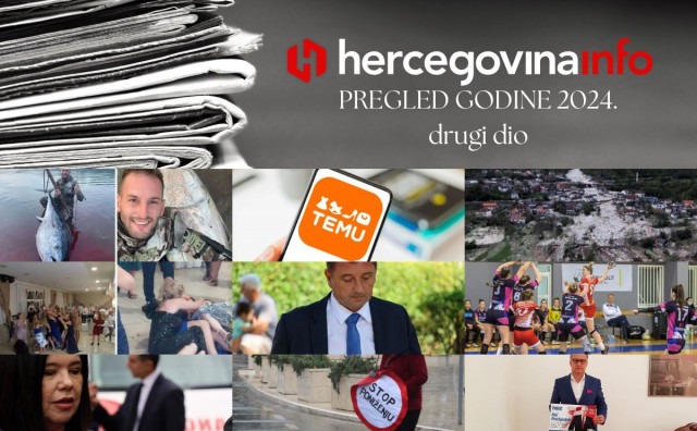 PREGLED GODINE, DRUGI DIO Sve najvažnije i najzanimljivije u Hercegovini od kolovoza do kraja prosinca 2024.