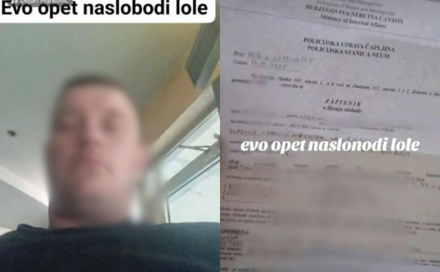 'EVO OPET NA SLOBODI LOLE' Muškarcu iz Neuma koji služi uvjetnu kaznu oduzeli oružje, on se ruga na društvenim mrežama