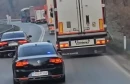 Pretjecanje službenih auta u krivini