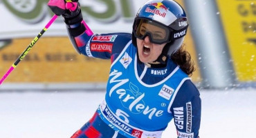 Zrinka Ljutić u drugoj vožnji slaloma u Leviju