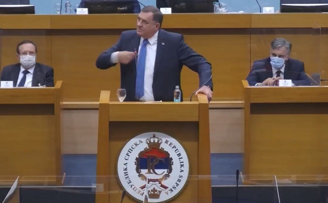 NASTAVLJA SE RASPRAVA U NSRS Dodik o Rubiju, Izraelu, Komšiću, pritvoru i reisu. Oporba upozorava da je riječ o avanturizmu