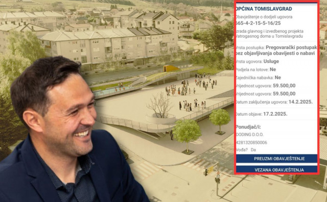 SVE PO ZAKONU Posao za vatrogasni dom u Tomislavgradu dobila firma supruga općinske djelatnice