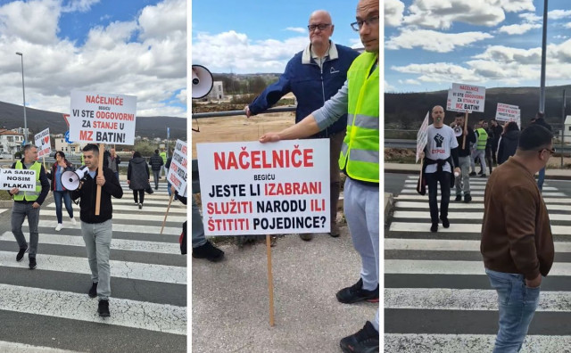 Brojni mještani iz Batina održali mirni prosvjed, pitaju vlasti: 'Di su naše pare?'