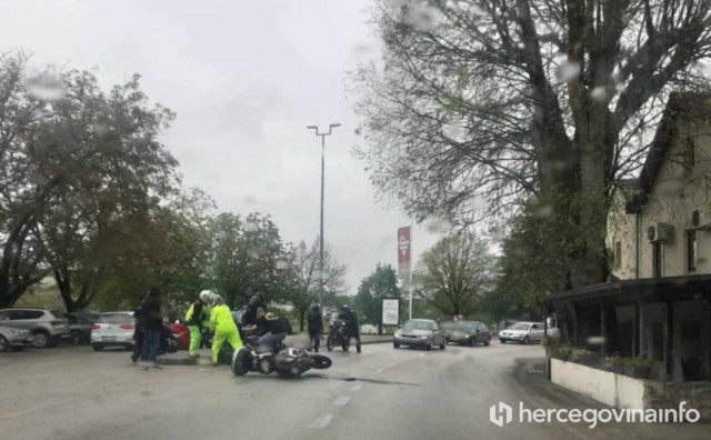 PROMETNA NESREĆA KOD LJUBUŠKOG Pala dva motocikla, izbjegnute teže ozljede