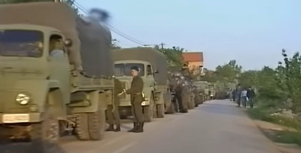 Dan branitelja Mostara, Polog JNA tenkovi