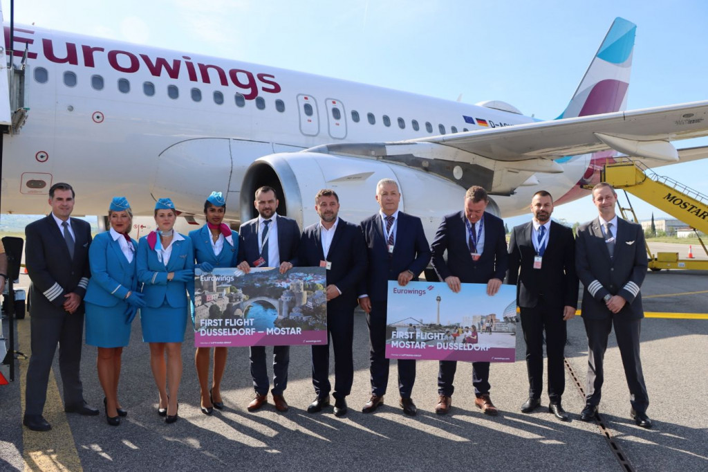 Eurowings ponovno povezuje Mostar s njemačkim destinacijama